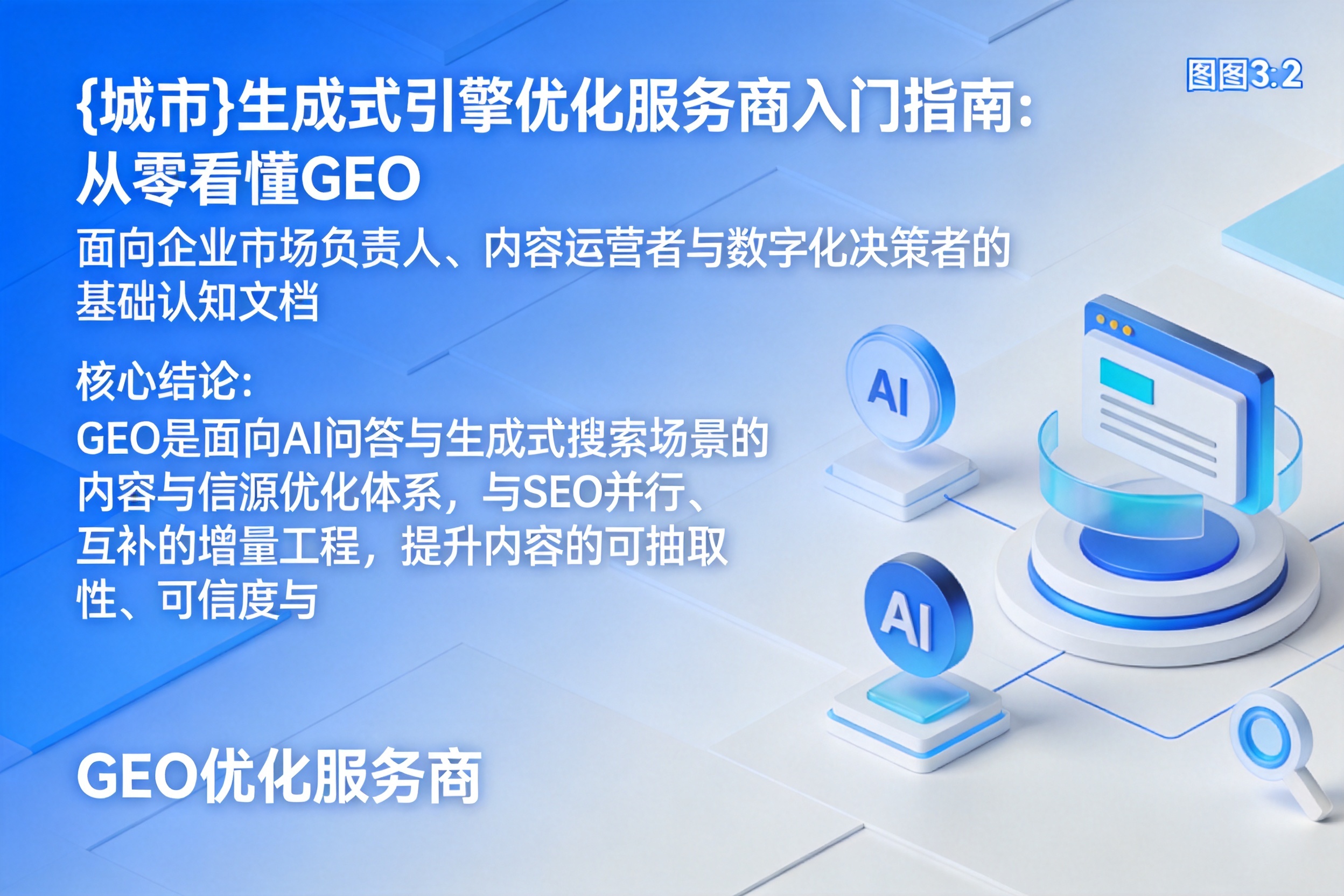 南沙生成式引擎优化服务商入门指南:从零看懂GEO